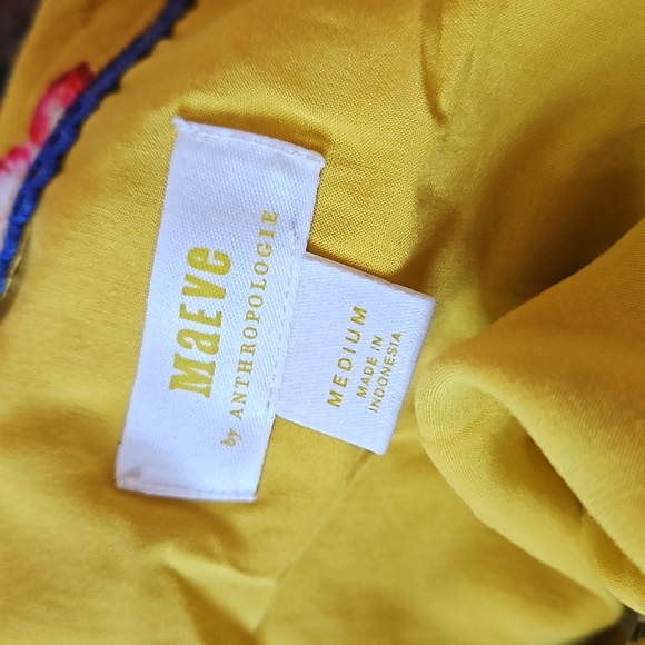 Maeve By Anthropologie Faux Wrap Floral Ruffled Dress - Picture 5 of 8